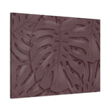 Merlot Monstera Canvas Print – Botanical Wall Art