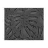 Charcoal Monstera Canvas Print – Botanical Wall Art