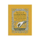 Charming Garden Banner | Gertrude Jekyll Love of Gardening Quote, Decorative Garden Flag, Home & Garden Decor, Gift for Gardeners