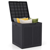 39 Gallon Deck Box with Lockable Lid - Weatherproof Storage