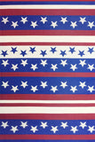 American flag pattern rug with stars and stripes on a fabric background