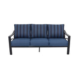 Jarvis 2-Piece Aluminum Sofa Set with Coffee Table