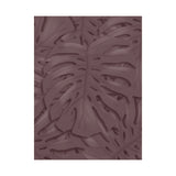 Merlot Monstera Canvas Print – Botanical Wall Art