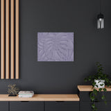Violet Monstera Canvas Print – Botanical Wall Art