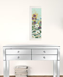 Floral Field Day White Framed Print Wall Art - FREE SHIPPING