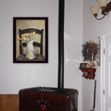 Golden Tulips 2 Black Framed Print Wall Art - FREE SHIPPING