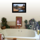 Riverside 2 Black Framed Print Wall Art - FREE SHIPPING