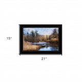Riverside 2 Black Framed Print Wall Art - FREE SHIPPING