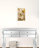 Flowers and Butterflies I 2 White Framed Print Wall Art - FREE SHIPPING