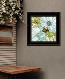 Sea glass Garden I 3 Black Framed Print Wall Art - FREE SHIPPING
