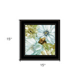 Sea glass Garden I 3 Black Framed Print Wall Art - FREE SHIPPING
