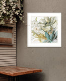 Sea glass Garden II 2 White Framed Print Wall Art - FREE SHIPPING