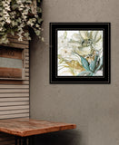 Sea glass Garden II 3 Black Framed Print Wall Art - FREE SHIPPING