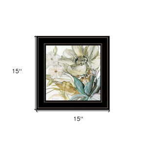 Sea glass Garden II 3 Black Framed Print Wall Art - FREE SHIPPING
