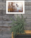 Master of His Domain Collection 1 White Framed Print Wall Art - FREE SHIPPING