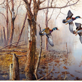 Master of His Domain Collection 1 White Framed Print Wall Art - FREE SHIPPING