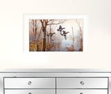Master of His Domain Collection 1 White Framed Print Wall Art - FREE SHIPPING