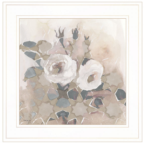 Transitional Blooms I 2 White Framed Print Wall Art - FREE SHIPPING