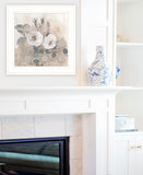 Transitional Blooms I 2 White Framed Print Wall Art - FREE SHIPPING