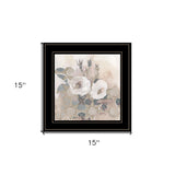 Transitional Blooms I 3 Black Framed Print Wall Art - FREE SHIPPING