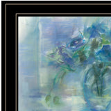 Susies Blue 3 Black Framed Print Wall Art - FREE SHIPPING