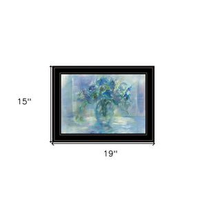 Susies Blue 3 Black Framed Print Wall Art - FREE SHIPPING