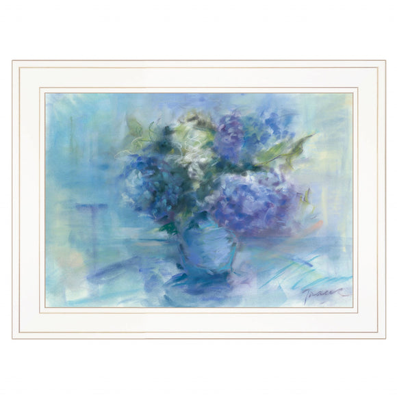 Bouquet 2 White Framed Print Wall Art - FREE SHIPPING