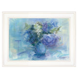 Bouquet 2 White Framed Print Wall Art - FREE SHIPPING
