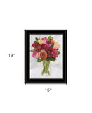 Vases with Flowers II 2 Black Framed Print Wall Art - FREE SHIPPING