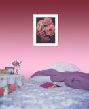 Dreamy Rose 1 White Framed Print Wall Art - FREE SHIPPING