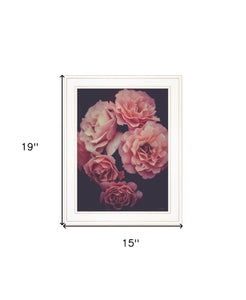 Dreamy Rose 1 White Framed Print Wall Art - FREE SHIPPING
