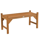 40-Inch Outdoor Bench with Contoured Seat - Set of 2