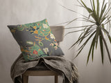 18" Green Gray Garden Indoor Outdoor Throw Pillow - FREE SHIPPING