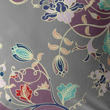 18" Purple Gray Garden Indoor Outdoor Throw Pillow - FREE SHIPPING
