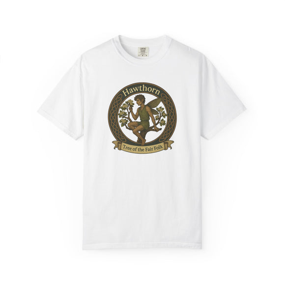 Hawthorn – Tree of the Fair Folk Celtic Tee