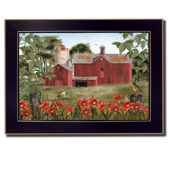Summer Days 3 Black Framed Print Wall Art - FREE SHIPPING