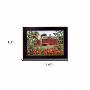 Summer Days 3 Black Framed Print Wall Art - FREE SHIPPING