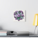 Tradescantia Nanouk Canvas Print – Botanical Wall Art