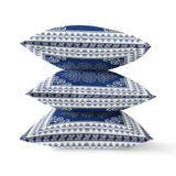 16" X 16" Muted Cream Blown Seam Geometric Indoor Outdoor Throw Pillow - FREE SHIPPING