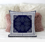 16" X 16" Muted Cream Blown Seam Geometric Indoor Outdoor Throw Pillow - FREE SHIPPING