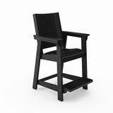 Black Callaway Chair Counter High on a white background