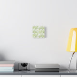 Snow Queen Pothos Pattern Canvas Print – Botanical Wall Art