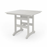 White 44" Savannah Square Counter Table on a white background