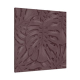 Merlot Monstera Canvas Print – Botanical Wall Art