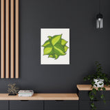 Philodendron Brasil Canvas Print – Botanical Wall Art