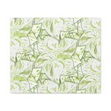 Snow Queen Pothos Pattern Canvas Print – Botanical Wall Art