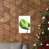 Manjula Pothos Illustrated Botanical Print – Unframed Wall Art