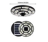 4500W Solar Outdoor Light Round 360° Wide Angle UFO Garden Pole And Wall Street Lights with Remote