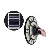 4500W Solar Outdoor Light Round 360° Wide Angle UFO Garden Pole And Wall Street Lights with Remote