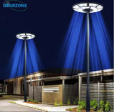 4500W Solar Outdoor Light Round 360° Wide Angle UFO Garden Pole And Wall Street Lights with Remote
